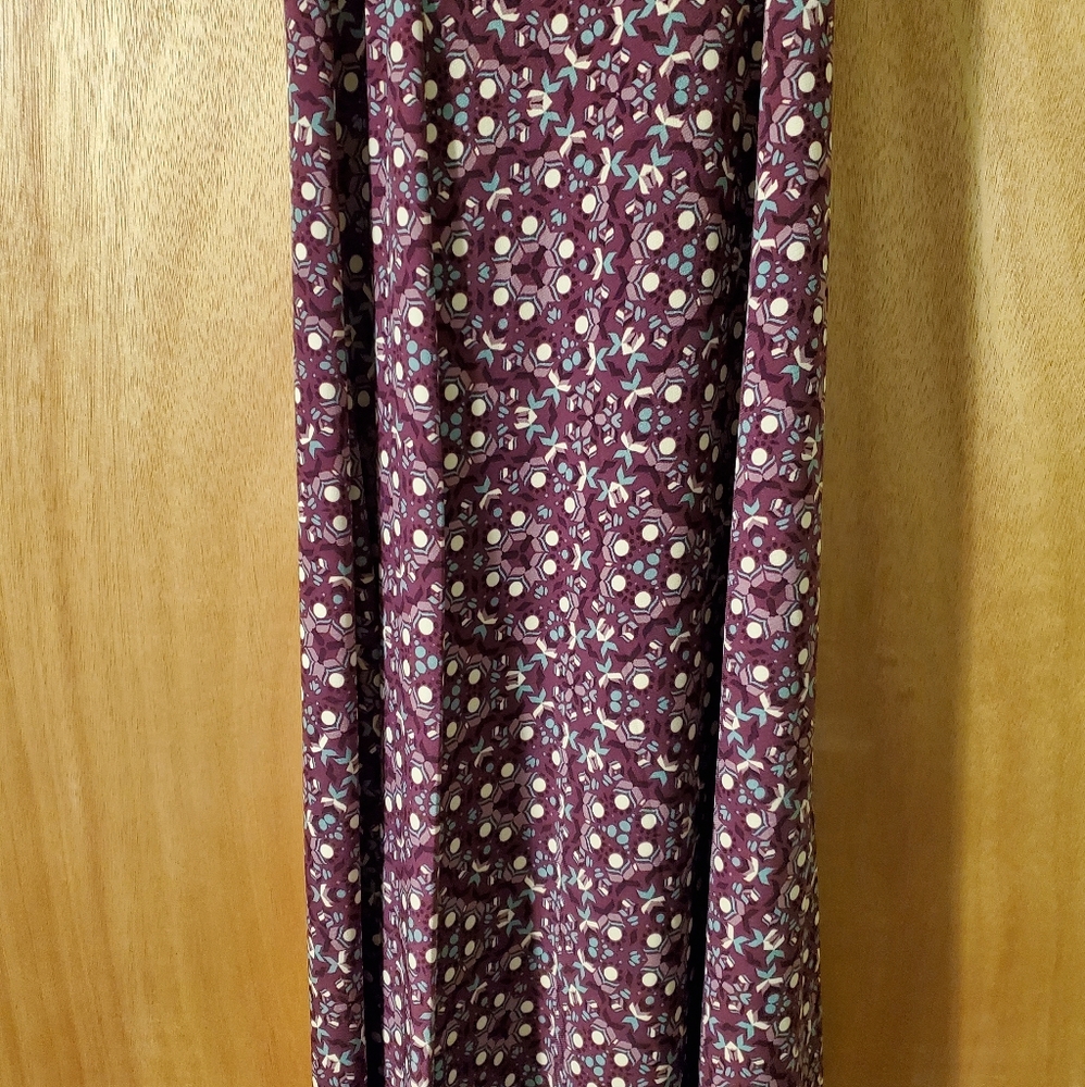 LulaRoe large maxi skirt